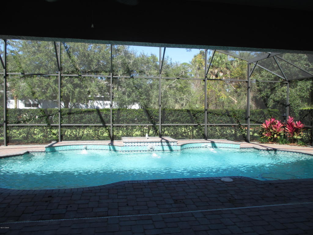 screened pool in Ormond Beach house